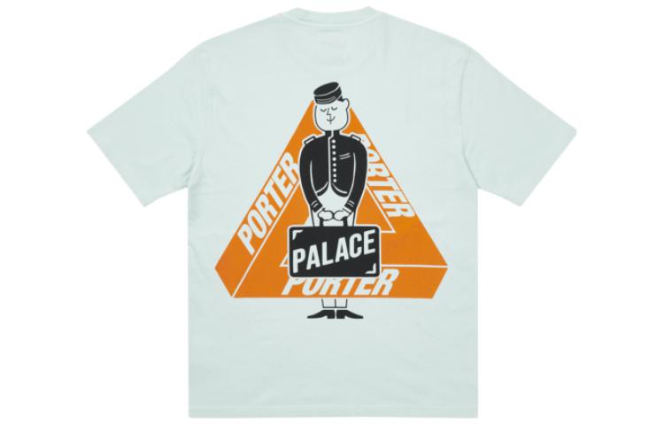 PALACE PORTER SS23 Cartoon Logo Print Tee Light Green Unisex Short Sleeve PAL-SS23-108 圖 2