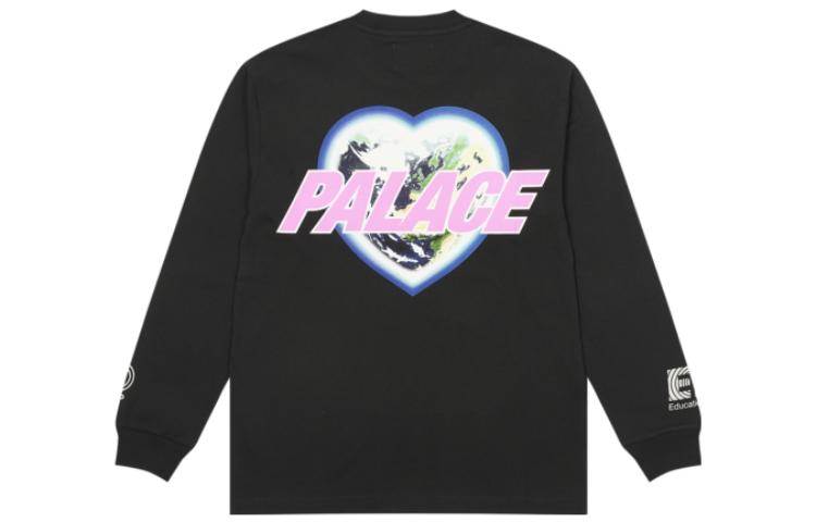 PALACE Rapha FW22 Black Heart Logo Long Sleeve Tee Unisex ADQ02XXBLK 圖 2