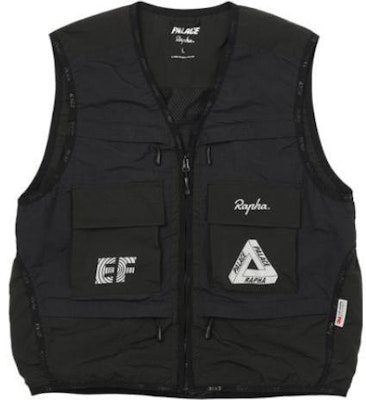 PALACE x Rapha FW22 Black V-Neck Zip Letter Print Vest Unisex. AUG01 Buy PALACE x Rapha FW22 Black V-Neck Zip Letter Print Vest Unisex. AUG01