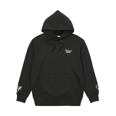 PALACE Rapha Solid Logo Pullover Sweatshirt Unisex Black. PAL-SS22-160