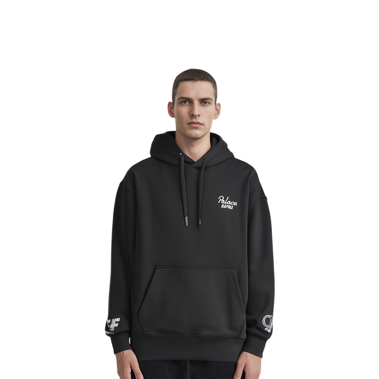 PALACE Rapha Solid Logo Pullover Sweatshirt Unisex Black. PAL-SS22-160 圖 3
