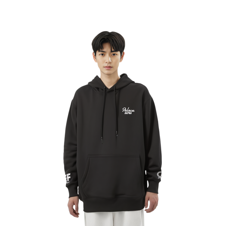 PALACE Rapha Solid Logo Pullover Sweatshirt Unisex Black. PAL-SS22-160 圖 4