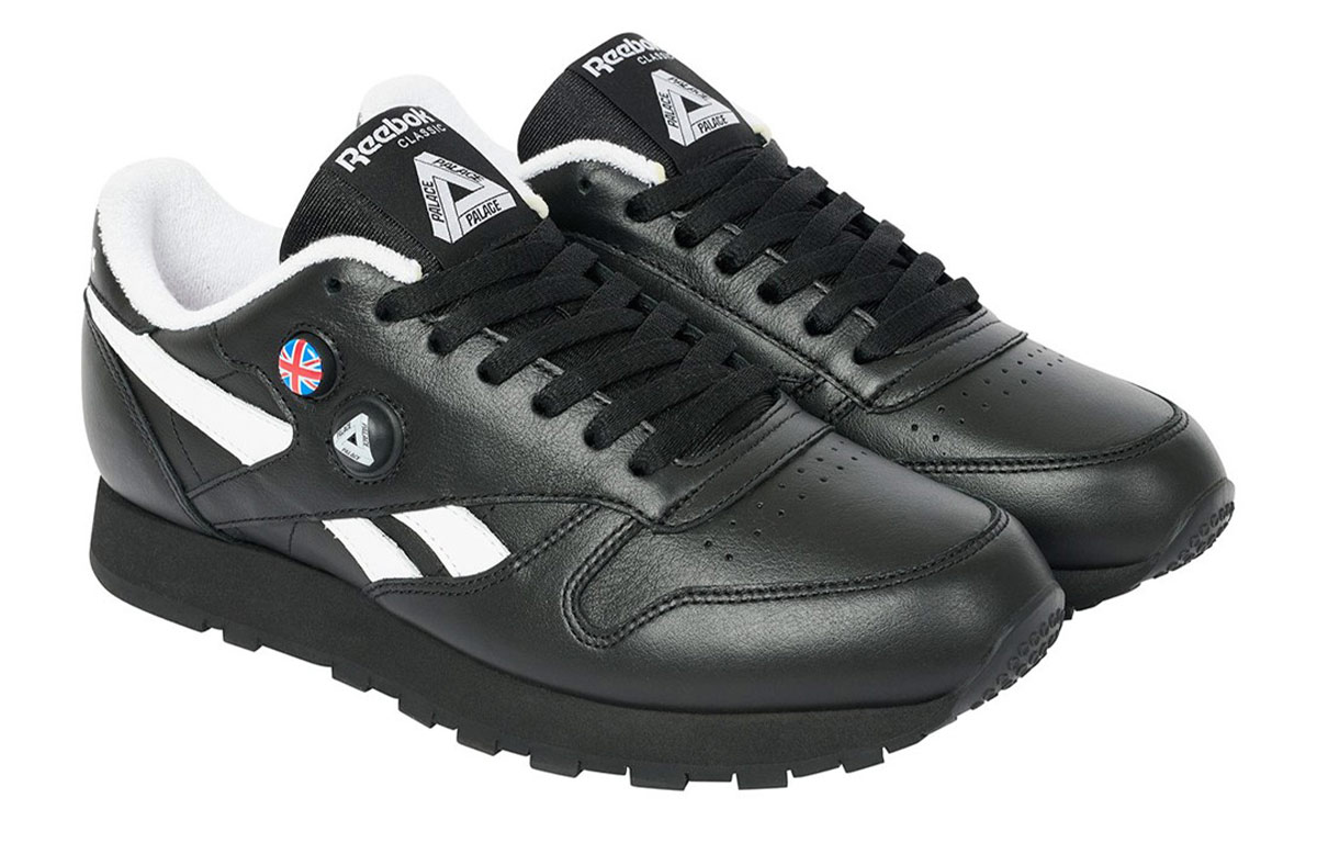 Order Palace x Reebokクラシックレザーポンプ (黒) FY4716