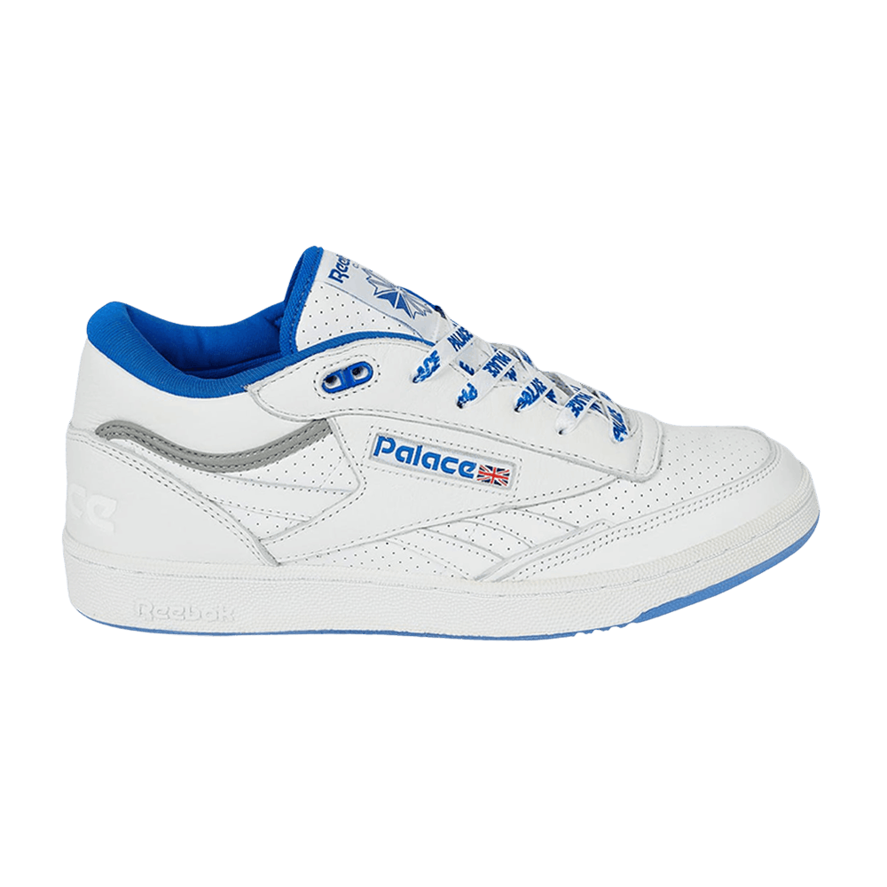 Palace x Reebok Club C Mid 2 'White Blue' PALACE-CLUB-C-MID-WHT