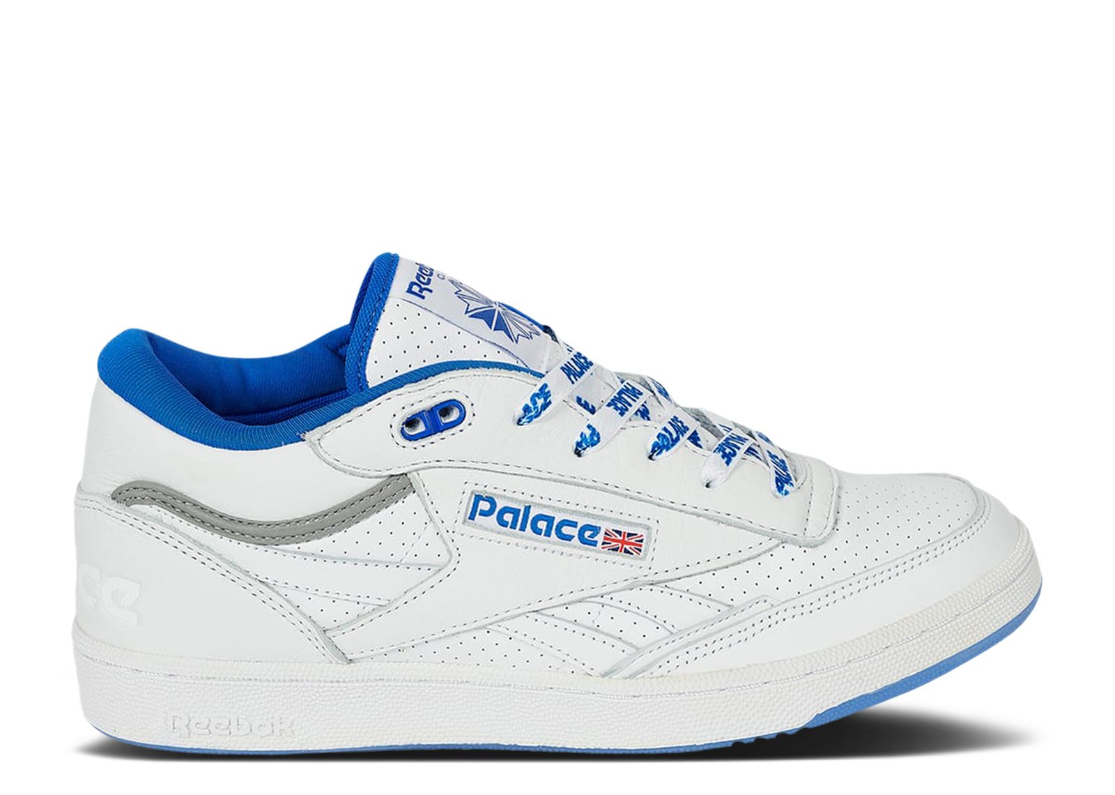 Palace x Reebok Club C Mid 2 'White Blue' PALACE-CLUB-C-MID-WHT