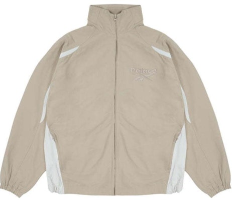 PALACE x Reebok SS24 Logo Print Zip-Up Jacket in Khaki Unisex. P26RBKJK001 Order PALACE x Reebok SS24 Logo Print Zip-Up Jacket in Khaki Unisex. P26RBKJK001
