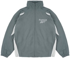 PALACE x Reebok SS24 Logo Print Zip-Up Jacket Unisex Grey P26RBKJK002 PALACE x Reebok SS24 Logo Print Zip-Up Jacket Unisex Grey P26RBKJK002