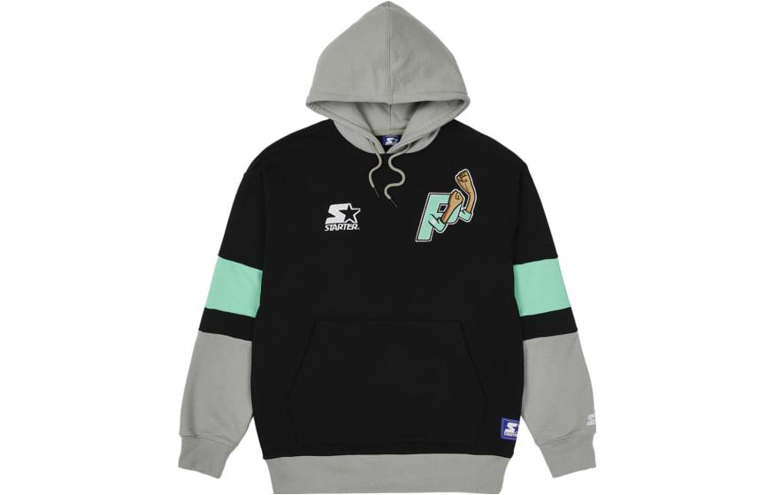 PALACE STARTER FW22 Black Colorblock Printed Hoodie Unisex P22STACS001