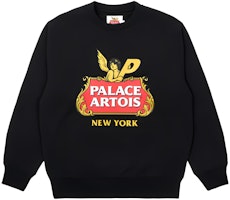 PALACE x Stella Artois FW21 Logo Crewneck Sweatshirt Unisex Black. P21STCW001 PALACE x Stella Artois FW21 Logo Crewneck Sweatshirt Unisex Black. P21STCW001