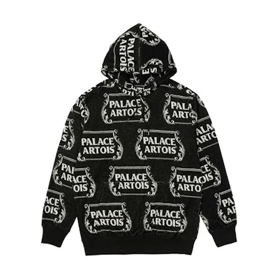 PALACE Stella Artois Logo Print Hoodie Unisex Black PAL-SS21-6