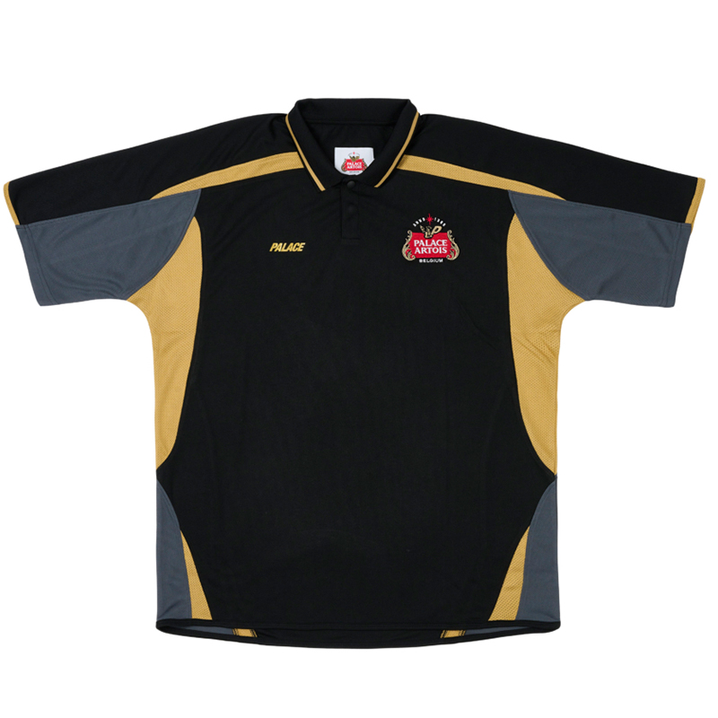 Order PALACE x Stella Artois Unisex Solid Color Casual Polo Shirt. P26STES001