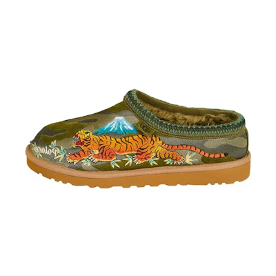 Palace Tasman Slipper 'Burnt Olive Camo'
