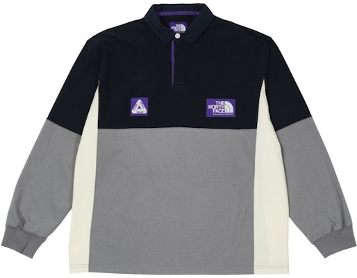 Palace x The North Face Purple Label High Bulky Rugby Shirt Navy Buy Palace x The North Face Purple Label High Bulky Rugby Shirt Navy