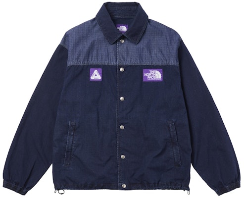 Palace x The North Face Purple Label Indigo Ripstop Coach Jacket Indigo Buy Palace x The North Face Purple Label Indigo Ripstop Coach Jacket Indigo