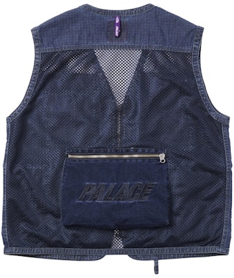 Palace x The North Face Purple Label Indigo Ripstop Mesh Vest Indigo Order Palace x The North Face Purple Label Indigo Ripstop Mesh Vest Indigo