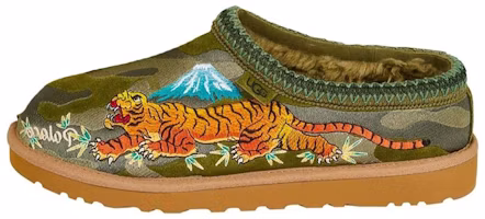 Palace x UGG Tasman Slipper 'Burnt Olive Camo' 1172070-GRNC Palace x UGG Tasman Slipper 'Burnt Olive Camo' 1172070-GRNC