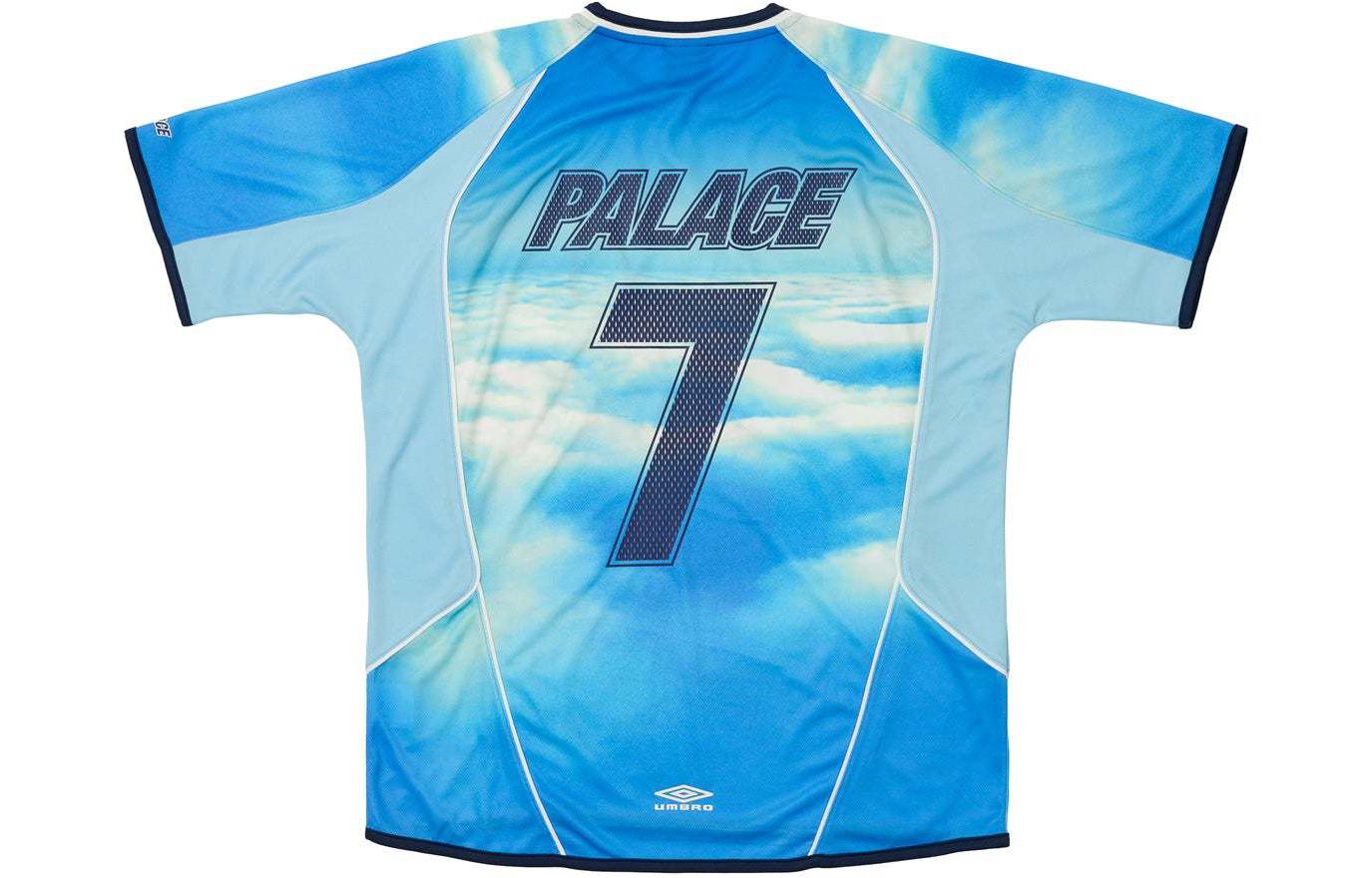 PALACE x Umbro Face Print Patchwork Blue Tee Unisex. P26UMES076