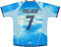 PALACE x Umbro Face Print Patchwork Blue Tee Unisex. P26UMES076 PALACE x Umbro Face Print Patchwork Blue Tee Unisex. P26UMES076