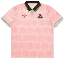 PALACE x Umbro FW22 Logo Graphic Pink Polo Shirt for Men. PAL-FW22-141 PALACE x Umbro FW22 Logo Graphic Pink Polo Shirt for Men. PAL-FW22-141