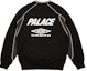 Order PALACE x Umbro SS24 拼接设计男女同款黑色套头卫衣 P26UMCS133