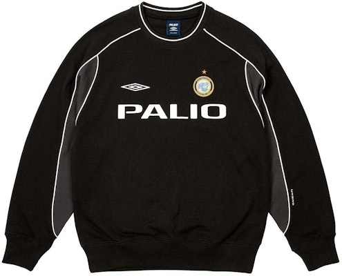 PALACE x Umbro SS24 拼接设计男女同款黑色套头卫衣 P26UMCS133 Lookbook PALACE x Umbro SS24 拼接设计男女同款黑色套头卫衣 P26UMCS133