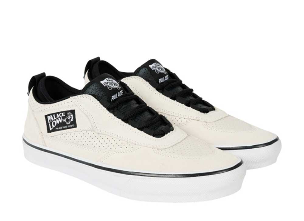 Buy Palace x Vans 联名白色低帮滑板鞋 PS-VANS-VL-WT