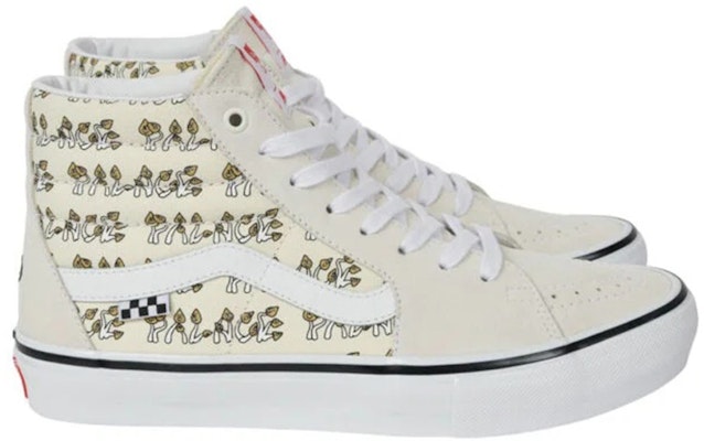 Palace x Vans Shroom SK8-Hi 'Marshmellow' PALACE-VANS2 Buy Palace x Vans Shroom SK8-Hi 'Marshmellow' PALACE-VANS2