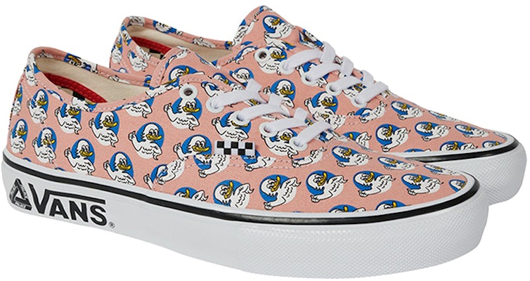 Palace x Vans Skate Authentic 'Jeremy the Duck Black Salmon' VN0A4BWN6VL Order Palace x Vans Skate Authentic 'Jeremy the Duck Black Salmon' VN0A4BWN6VL