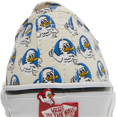 팰리스 x 반스 스케이트 어센틱 "제레미 덕" (클래식 화이트) VN0A4BWN6VK Sizing 팰리스 x 반스 스케이트 어센틱 "제레미 덕" (클래식 화이트) VN0A4BWN6VK