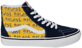 PALACE x Vans SK8 HI 魔菇組合 高筒 滑板鞋 男女皆宜 黑黃色 Order PALACE x Vans SK8 HI 魔菇組合 高筒 滑板鞋 男女皆宜 黑黃色