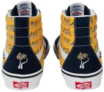 PALACE x Vans SK8 HI 魔菇組合 高筒 滑板鞋 男女皆宜 黑黃色 Shop PALACE x Vans SK8 HI 魔菇組合 高筒 滑板鞋 男女皆宜 黑黃色