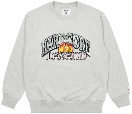 Palace x WWE SS23 Flame Logo Pullover Hoodie Unisex Grey P22CW063 Buy Palace x WWE SS23 Flame Logo Pullover Hoodie Unisex Grey P22CW063