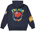 Buy Palace x WWE SS23 Heart Stud Printed Hoodie Blue Unisex P22HD196