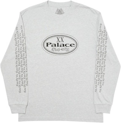 Palace XX Manga Larga Gris Marl Buy Palace XX Manga Larga Gris Marl