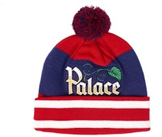 Palace Zero Zero Beanie Red/Blue Palace Zero Zero Beanie Red/Blue