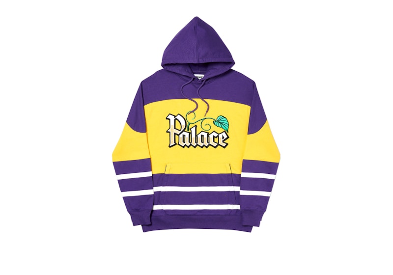 Palace Zero Zero Hood Purple/Yellow
