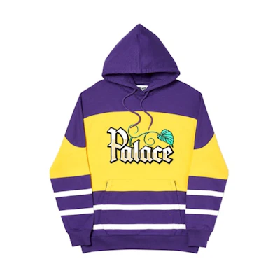 Palace Zero Zero Hood Purple/Yellow