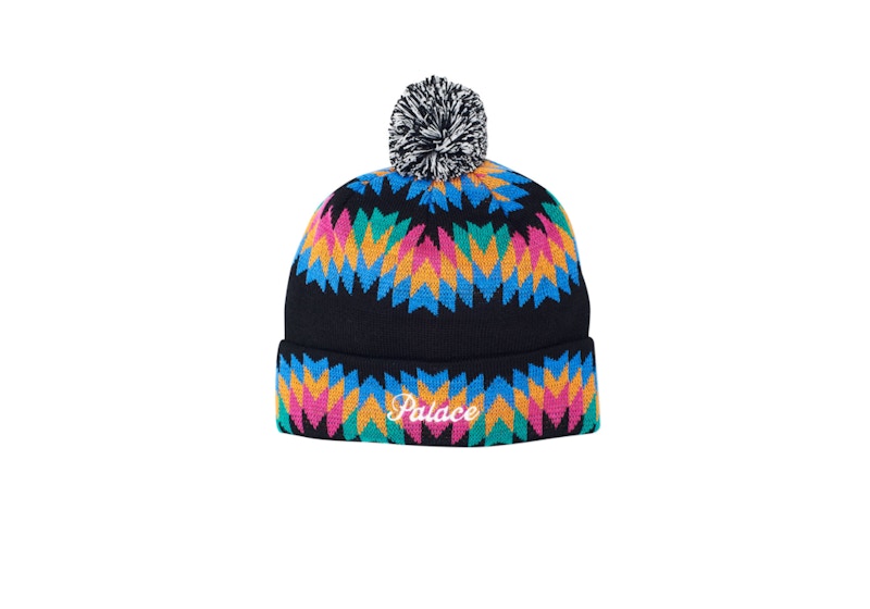 Palace Zig Zag Beanie Black