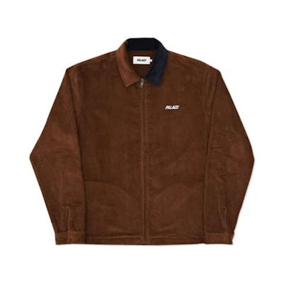 Palace Zip Cord Jacket Brown/Navy