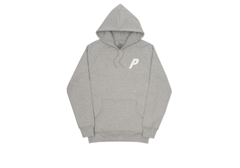 Buy Palace Zooted Hood Grey Marl Novelship