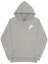 Buy Palace Zooted Hood Grey Marl