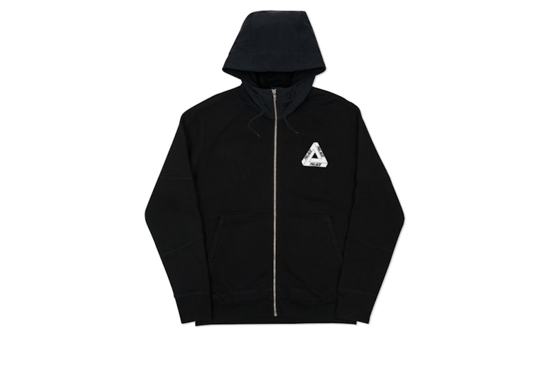 Buy Palace Zyme 黑色连帽外壳夹克