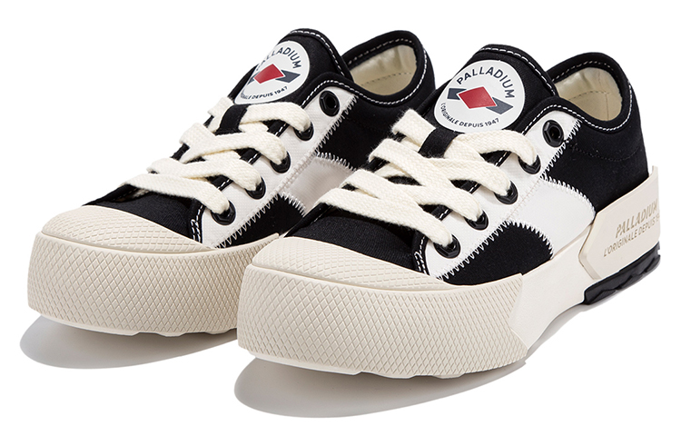 Palladium 'Retro Spliced Canvas Black White' 圖 2