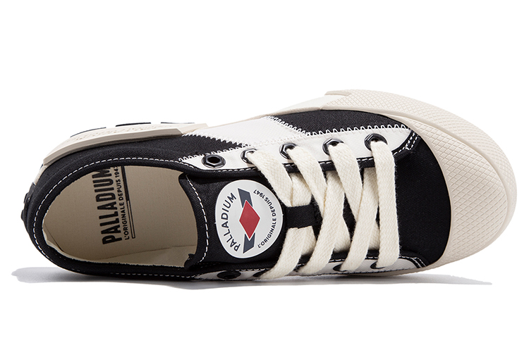Palladium 'Retro Spliced Canvas Black White' 圖 3