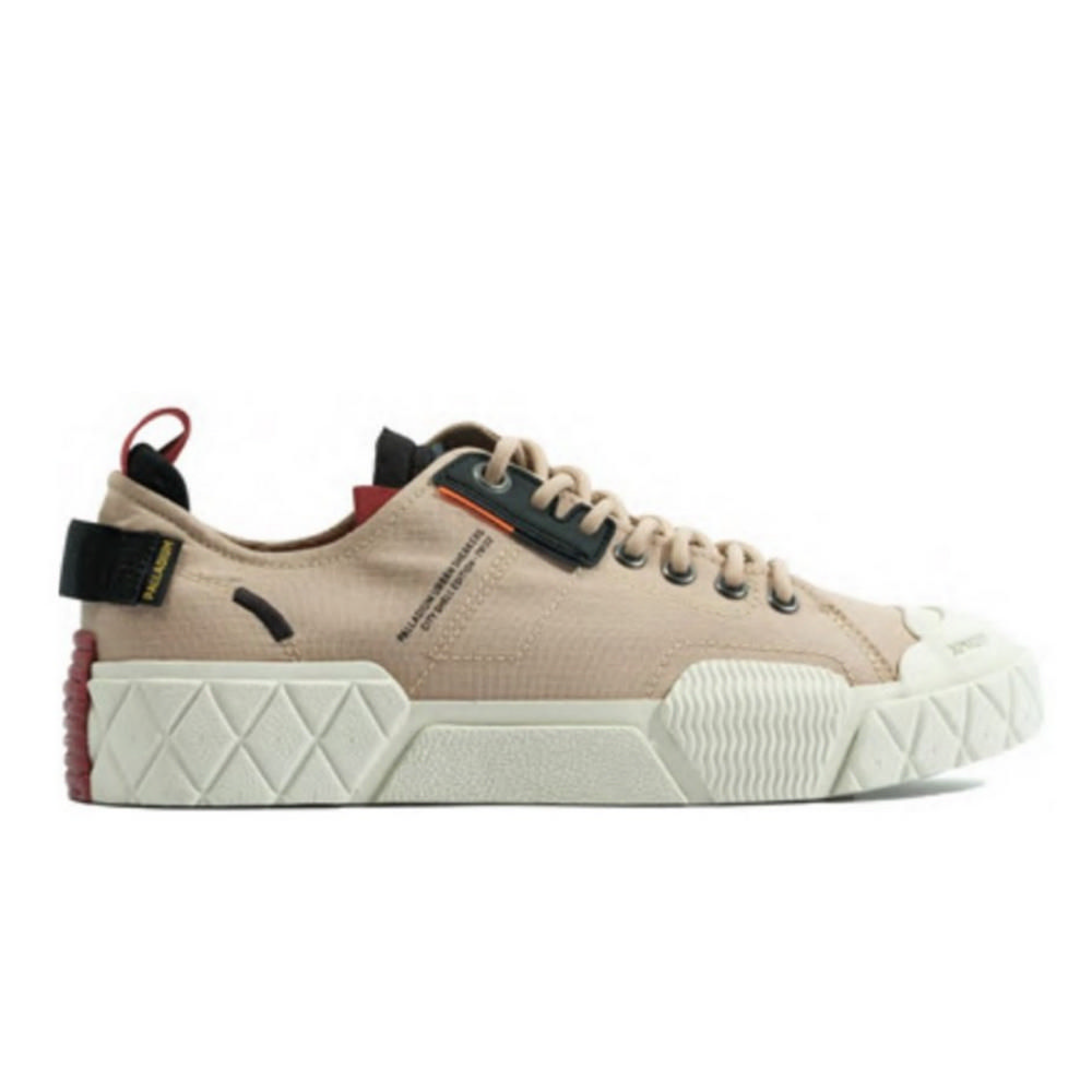 Palladium Ace City Shell Lo Beige Tan Casual Shoes Milk Tea Color 79132235