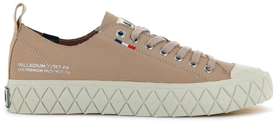 Palladium Ace Leather 'Brown Canvas Low' 77017-278-M Order Palladium Ace Leather 'Brown Canvas Low' 77017-278-M