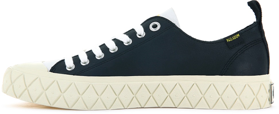 Palladium Ace Leather Low 'Black Canvas' 77017-002-M Buy Palladium Ace Leather Low 'Black Canvas' 77017-002-M
