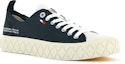Lookbook Palladium Ace Leather Low 'Black Canvas' 77017-002-M
