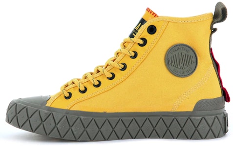 Palladium Ace Supply Mid ''Kanvas Kuning'' 77179-741-M Buy Palladium Ace Supply Mid ''Kanvas Kuning'' 77179-741-M