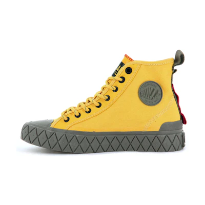 Palladium Ace Supply Mid 'Yellow Canvas'